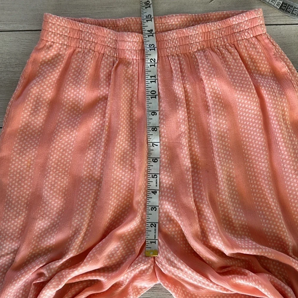 Anthropologie Maeve Peach Wide-Leg Pants size small